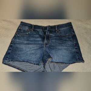 American Eagle Outfitters Dark Blue Jean Shorts